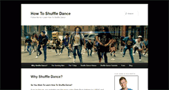 Desktop Screenshot of howtoshuffledance.com